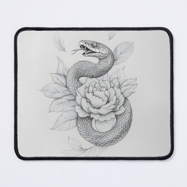 Item preview, Realistic Snake drawing designed and sold by Pencil-Art.