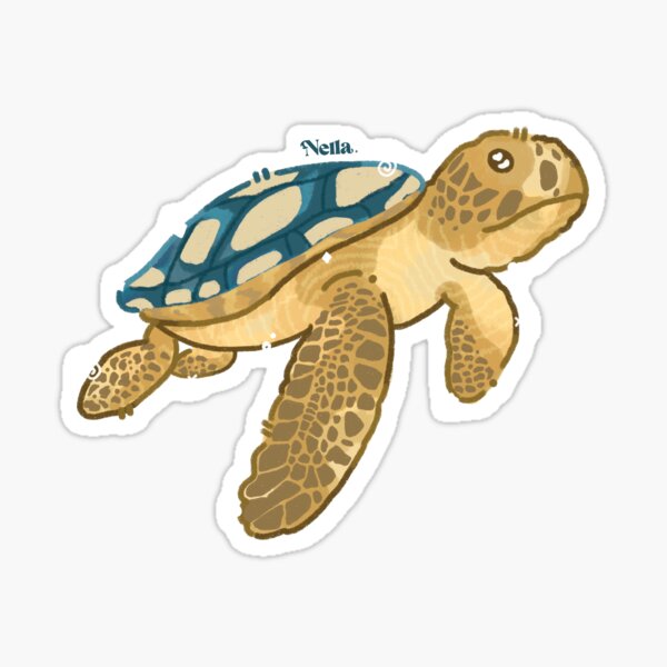 Item preview, Sea turtle / let's take care of the environment designed and sold by NellaDezain.