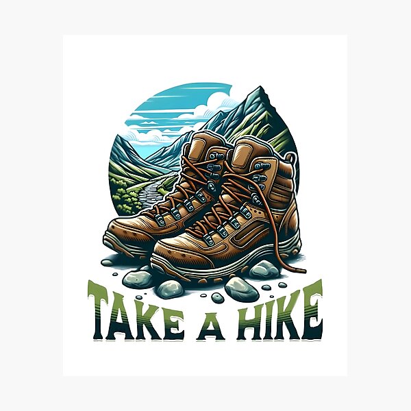 Item preview, Take a hike, cool hiking designed and sold by Merchattack.