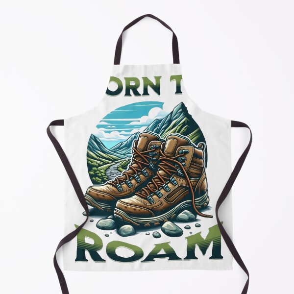 Item preview, Born  to roam, cool hiking designed and sold by Merchattack.