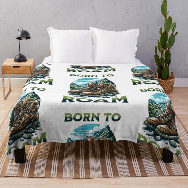 Item preview, Born to roam, cool hiking designed and sold by Merchattack.