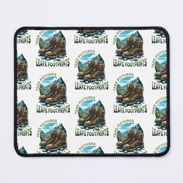 Item preview, Take pictures, leave footprints, cool hiking designed and sold by Merchattack.