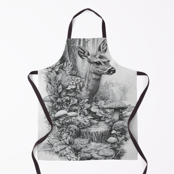 Item preview, Realistic deer pencil drawing designed and sold by Pencil-Art.