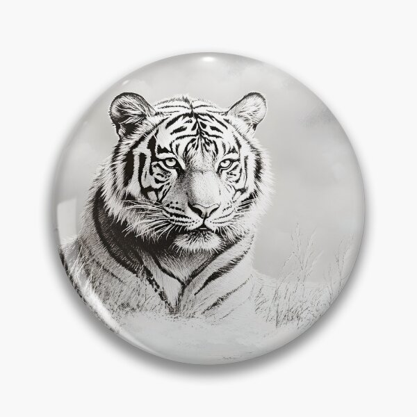 Item preview, Realistic Tiger pencil drawing designed and sold by Pencil-Art.
