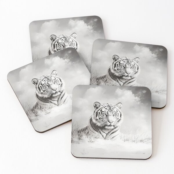 Item preview, Realistic Tiger pencil drawing designed and sold by Pencil-Art.
