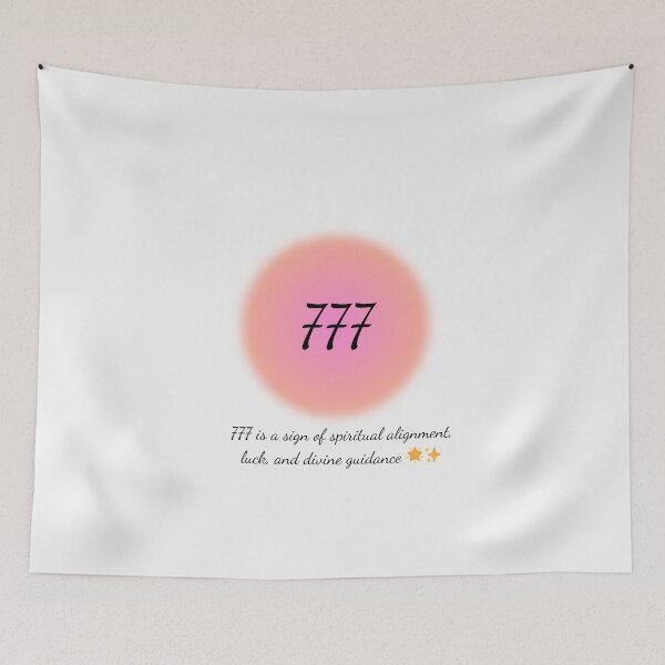 Item preview, 777 Angel Number Spiritual Alignment Aesthetic Design designed and sold by TropicalTrails.
