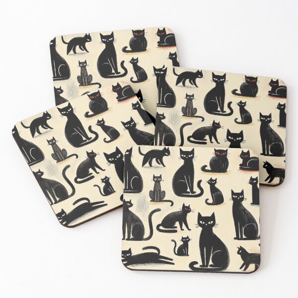 Item preview, Midnight Feline Muses designed and sold by zzz888.