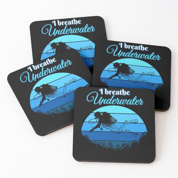 Item preview, I Breathe Underwater | Scuba Diving T-Shirt - Funny Diver Gift, Ocean Lover Tee, Freediving & Marine Life Apparel designed and sold by OakLook.
