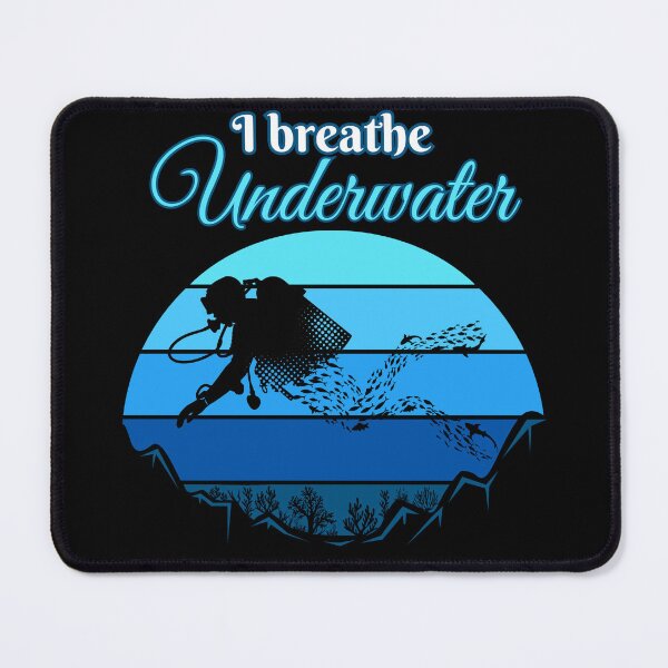 Item preview, I Breathe Underwater | Scuba Diving T-Shirt - Funny Diver Gift, Ocean Lover Tee, Freediving & Marine Life Apparel designed and sold by OakLook.