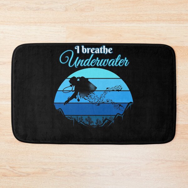 Item preview, I Breathe Underwater | Scuba Diving T-Shirt - Funny Diver Gift, Ocean Lover Tee, Freediving & Marine Life Apparel designed and sold by OakLook.