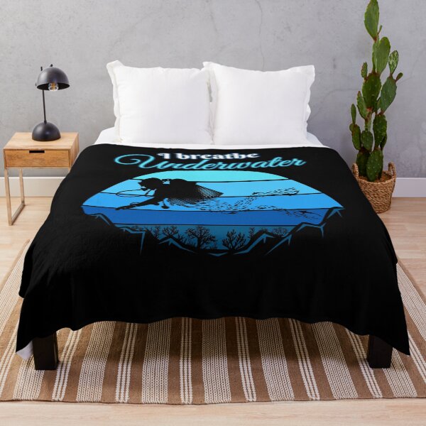 Item preview, I Breathe Underwater | Scuba Diving T-Shirt - Funny Diver Gift, Ocean Lover Tee, Freediving & Marine Life Apparel designed and sold by OakLook.