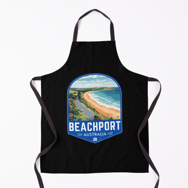 Item preview, Beachport in South Australia Retro Travel Art Badge designed and sold by MaateoDesign.