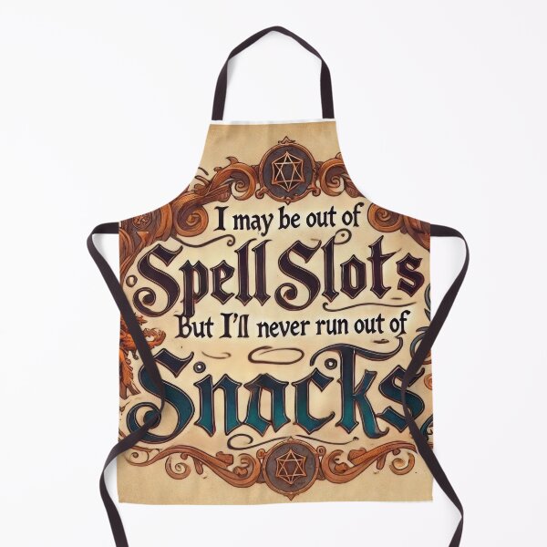 Item preview, Spell Slots and Snacks designed and sold by Johnny MeatShield.