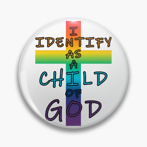 Item preview, Child Of God Rainbow Cross designed and sold by TOHHOTDesigns.