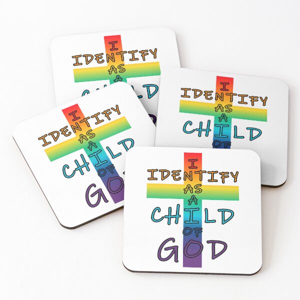 Item preview, Child Of God Rainbow Cross designed and sold by TOHHOTDesigns.