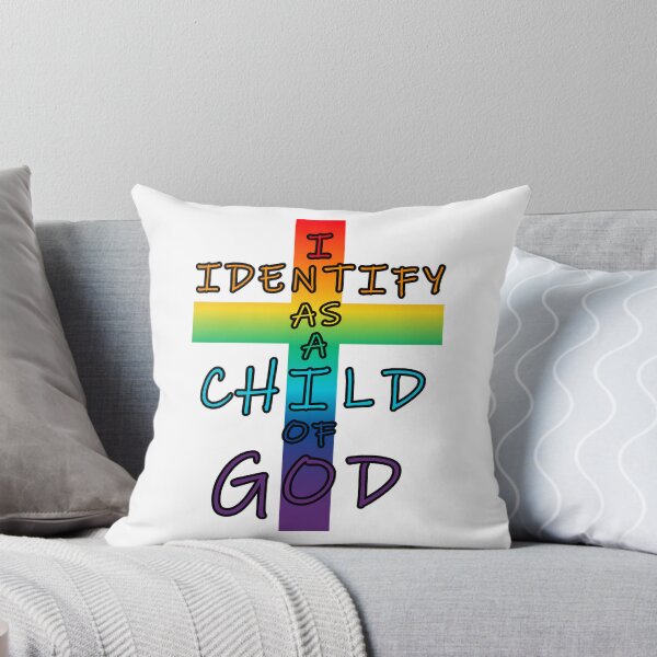 Item preview, Child Of God Rainbow Cross designed and sold by TOHHOTDesigns.