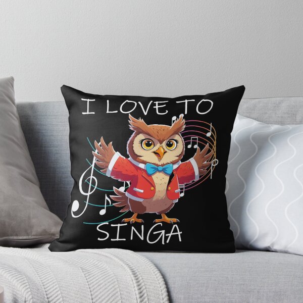 Item preview, Owl Jolson Cartoon - I Love to Singa designed and sold by DesginsDone.