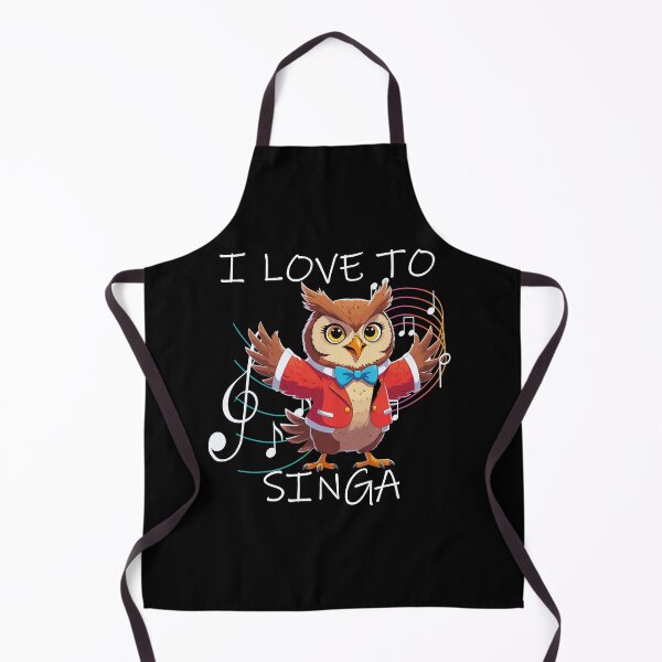 Item preview, Owl Jolson Cartoon - I Love to Singa designed and sold by DesginsDone.