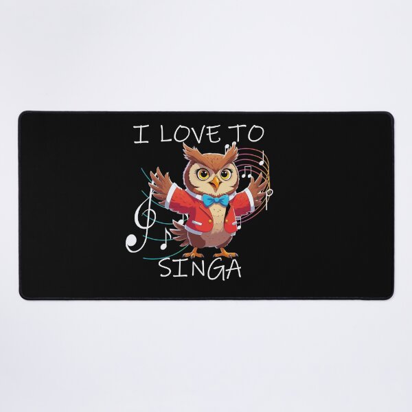 Item preview, Owl Jolson Cartoon - I Love to Singa designed and sold by DesginsDone.