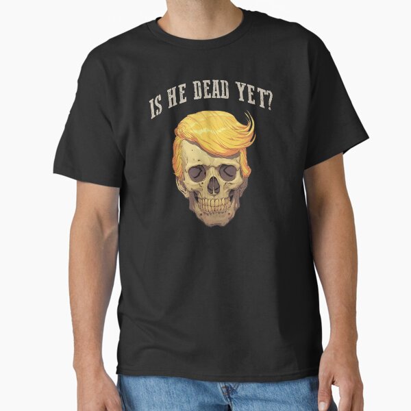 Vista previa del artículo con la obra «¿Ya está muerto? Divertido anti Trump», diseñado y vendido por bloemkoliee.