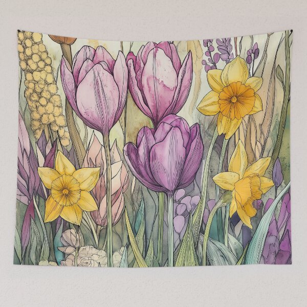 Item preview, Spring Awakening: Delicate Floral Designs for the New Season (38/48) designed and sold by sabantha.