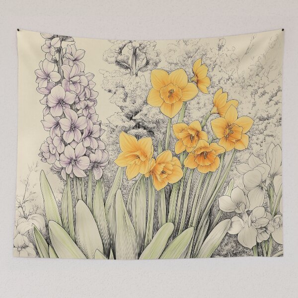Item preview, Spring Awakening: Delicate Floral Designs for the New Season (40/48) designed and sold by sabantha.