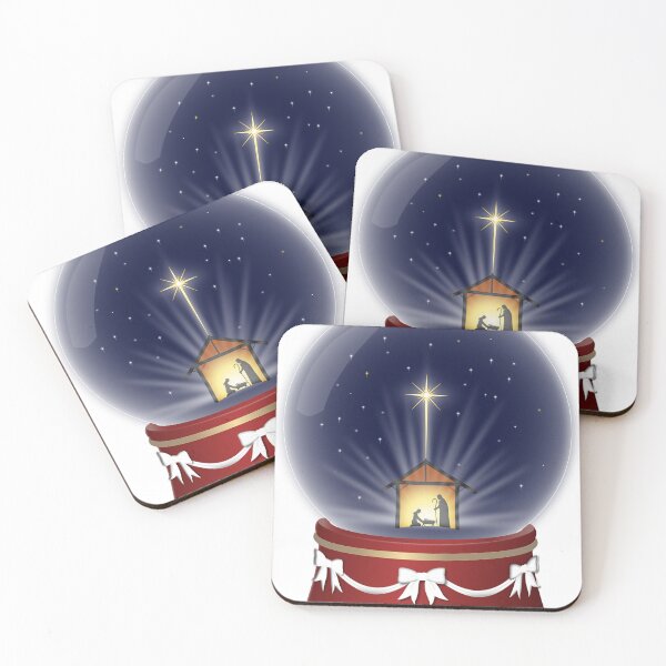 Item preview, Snow Globe Nativity Scene designed and sold by TOHHOTDesigns.