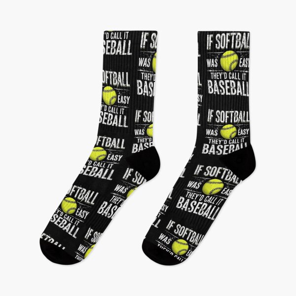 Item preview, If Softball Was Easy They'd Call It Baseball designed and sold by Blok45.
