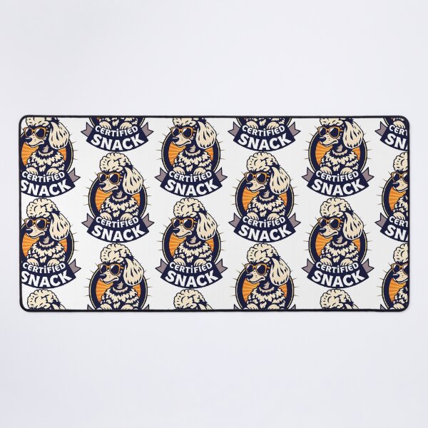 Item preview, "Certified Snack" - Cool Poodle Design for Dog Lovers designed and sold by CrownedCanvas.