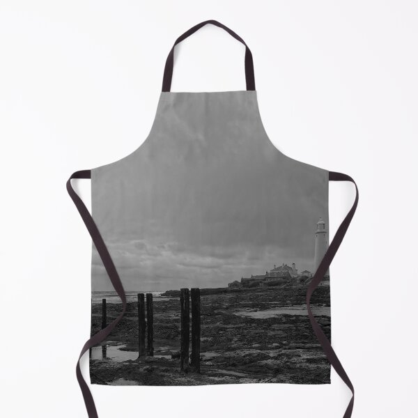 Item preview, St Mary's Island and Lighthouse - Monochrome designed and sold by Violaman.