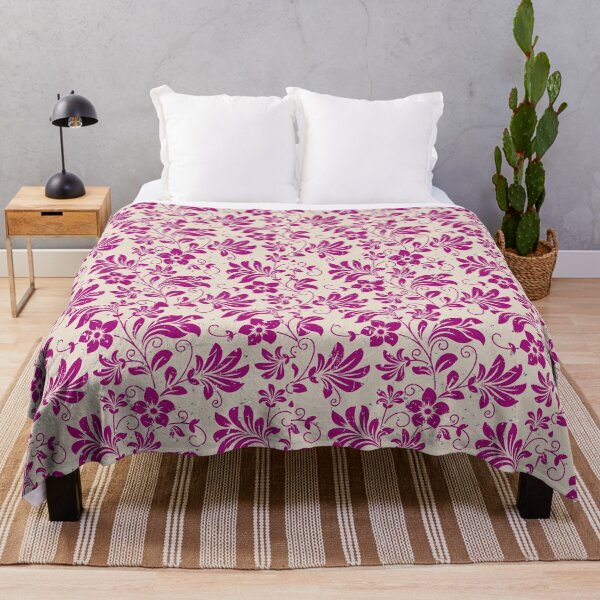 Item preview, Gemma - Sparkle Floral Magenta Fancy by Linavi designed and sold by Linavi.