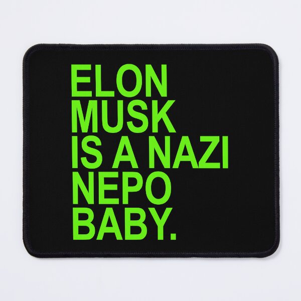 Item preview, Elon Musk is a Nazi nepo baby - Ayanna Pressley (brat green) designed and sold by Thelittlelord.