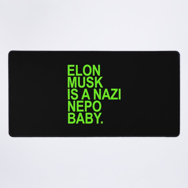 Item preview, Elon Musk is a Nazi nepo baby - Ayanna Pressley (brat green) designed and sold by Thelittlelord.