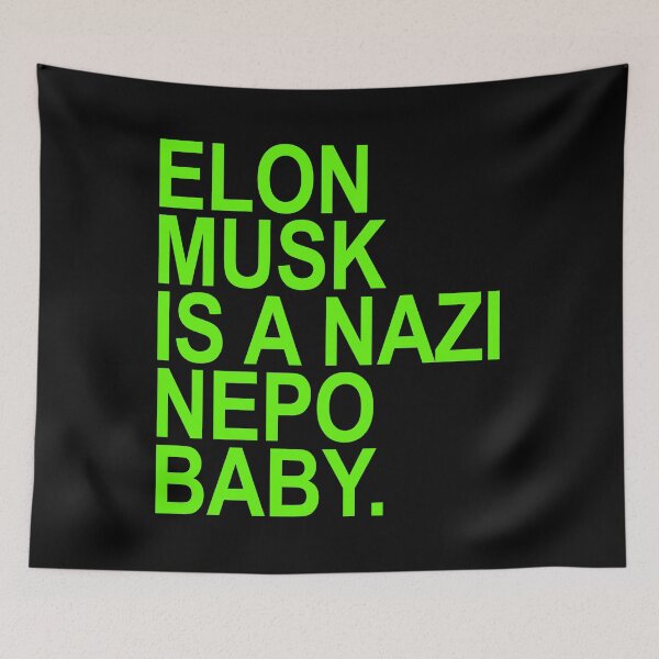 Item preview, Elon Musk is a Nazi nepo baby - Ayanna Pressley (brat green) designed and sold by Thelittlelord.