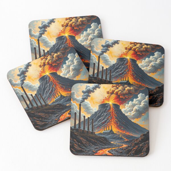 Item preview, Nature's Fury Meets Industrial Progress designed and sold by PanoramaPrints.