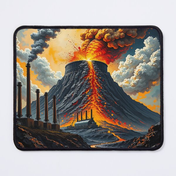Item preview, Nature's Fury Meets Industrial Progress designed and sold by PanoramaPrints.