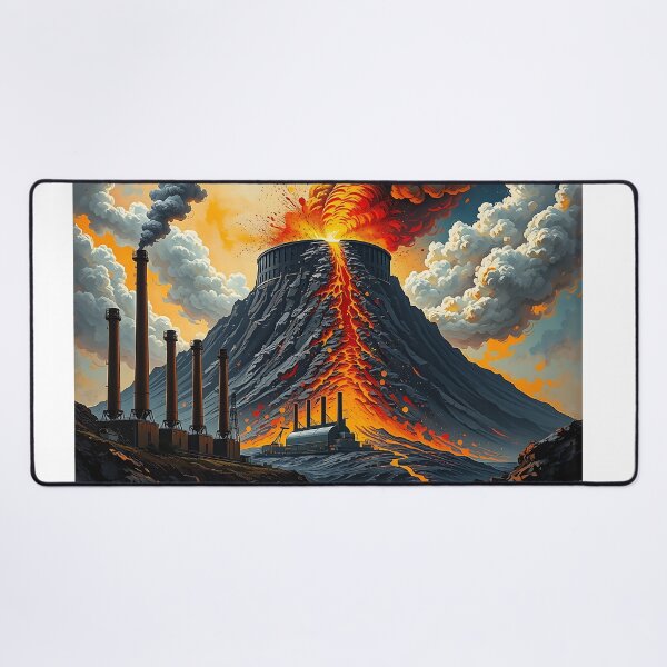 Item preview, Nature's Fury Meets Industrial Progress designed and sold by PanoramaPrints.