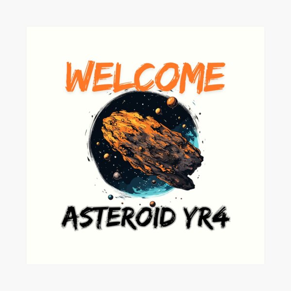 Item preview, Asteroid YR4 Impact 2032 designed and sold by Red-forever.