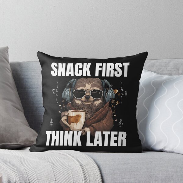 Item preview, Printed T-Shirt Unisex | "Faulty" | Snack first, think later | High-quality, funny shirt, sweater, hoodie. T-Shirt designed and sold by SofiesDesign.