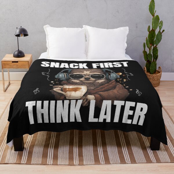 Item preview, Printed T-Shirt Unisex | "Faulty" | Snack first, think later | High-quality, funny shirt, sweater, hoodie. T-Shirt designed and sold by SofiesDesign.
