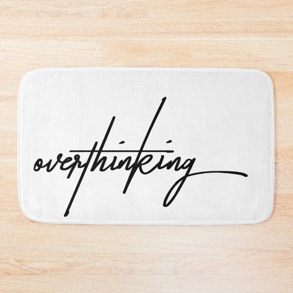 Item preview, Overthinking – A Relatable & Ironic Statement for the Anxious Mind designed and sold by ReggieDior.