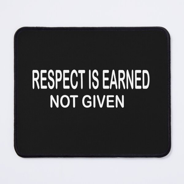 Item preview, Respect is earned not given t-shirt designed and sold by Ami Ne.