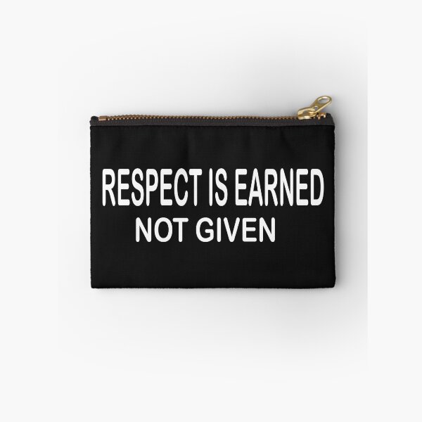 Item preview, Respect is earned not given t-shirt designed and sold by Ami Ne.