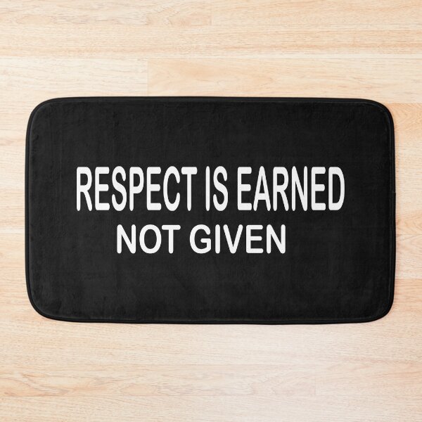 Item preview, Respect is earned not given t-shirt designed and sold by Ami Ne.