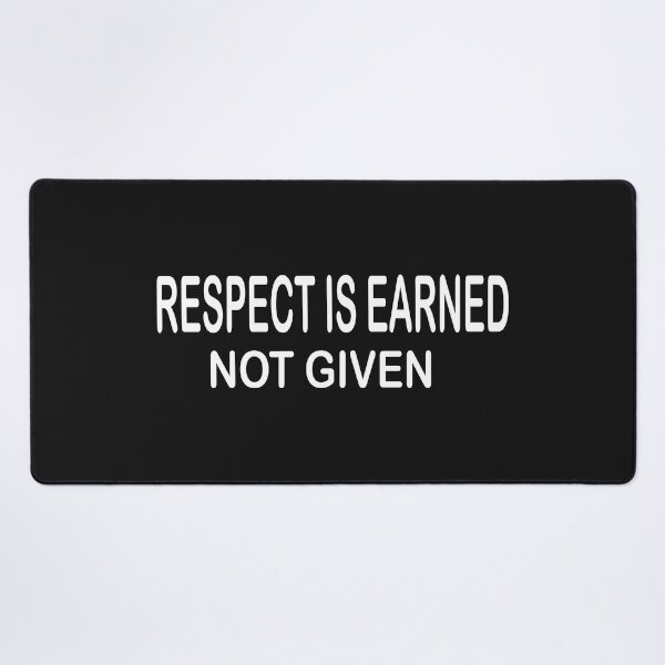 Item preview, Respect is earned not given t-shirt designed and sold by Ami Ne.