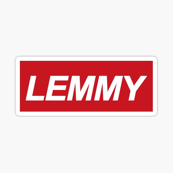 Lemmy Kilmister Motorhead Butin Sticker