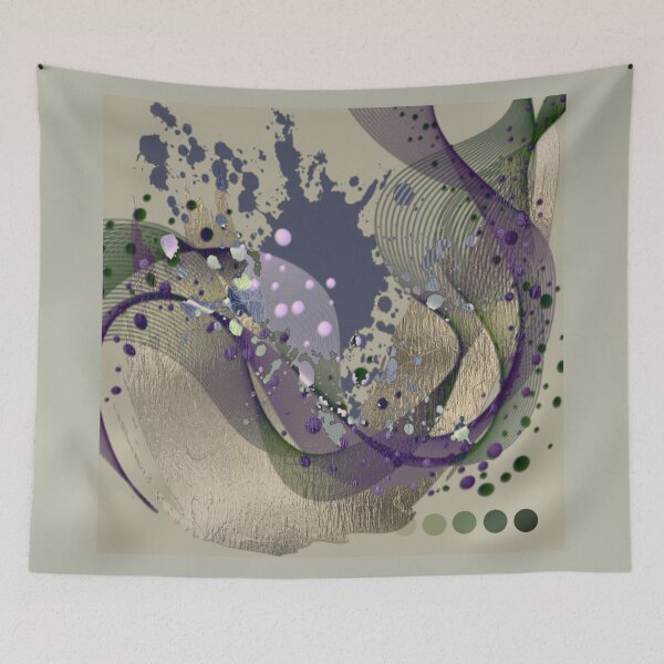 Item preview, Curved Abstraction designed and sold by AnnabellaRh.