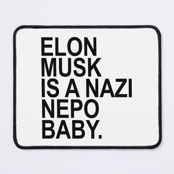 Item preview, Elon Musk is a Nazi nepo baby - Ayanna Pressley (black) designed and sold by Thelittlelord.