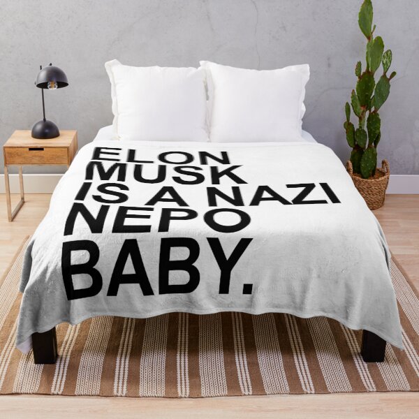 Item preview, Elon Musk is a Nazi nepo baby - Ayanna Pressley (black) designed and sold by Thelittlelord.
