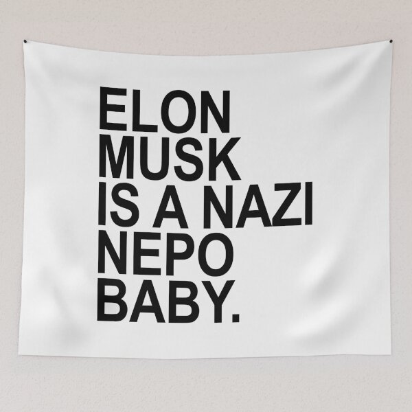 Item preview, Elon Musk is a Nazi nepo baby - Ayanna Pressley (black) designed and sold by Thelittlelord.